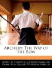 Image for Archery : The Way of the Bow