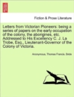Image for Letters from Victorian Pioneers