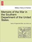 Image for Memoirs of the War in the Southern Department of the United States.