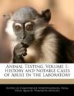 Image for Animal Testing, Volume 1