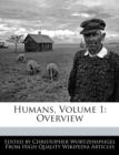 Image for Humans, Volume 1