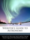 Image for Webster&#39;s Guide to Astronomy