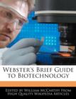 Image for Webster&#39;s Brief Guide to Biotechnology