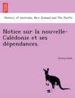 Image for Notice Sur La Nouvelle-Cale Donie Et Ses de Pendances.