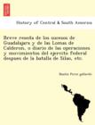 Image for Breve resen~a de los sucesos de Guadalajara y de las Lomas de Calderon, o diario de las operaciones y movimientos del ejercito federal despues de la batalla de Silao, etc.