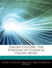 Image for Italian Culture : The Heritage of Classical Italian Music