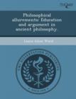 Image for Philosophical Allurements: Education and Argument in Ancient Philosophy