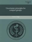 Image for Uncertainty Principles for Compact Groups