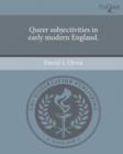 Image for Queer subjectivities in early modern England.