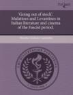 Image for &#39;Going Out of Stock&#39;: Mulattoes and Levantines in Italian Literature and Cinema of the Fascist Period