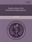 Image for Teacher Citizen: First Amendment Balancing Test