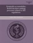 Image for Nonprofit Accountability: Board Decision-Making Processes Related to IRS Regulations