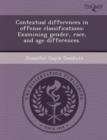 Image for Contextual Differences in Offense Classifications: Examining Gender