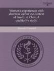 Image for Women&#39;s Experiences with Abortion Within the Context of Family in Chile: A Qualitative Study