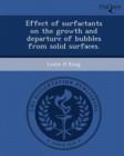 Image for Effect of Surfactants on the Growth and Departure of Bubbles from Solid Surfaces