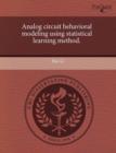 Image for Analog Circuit Behavioral Modeling Using Statistical Learning Method