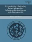 Image for Examining the Relationship Between Leadership Behaviors of Senior Pastors and Church Growth