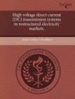 Image for High Voltage Direct Current (DC) Transmission Systems in Restructured Electricity Markets