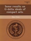 Image for Some Results on G-Delta Ideals of Compact Sets