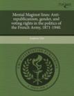 Image for Mental Maginot Lines: Anti-Republicanism