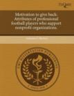 Image for Motivation to Give Back: Attributes of Professional Football Players Who Support Nonprofit Organizations