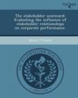 Image for The Stakeholder Scorecard: Evaluating the Influence of Stakeholder Relationships on Corporate Performance