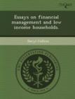 Image for Essays on Financial Management and Low Income Households