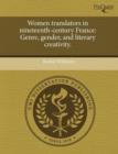 Image for Women Translators in Nineteenth-Century France: Genre
