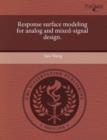 Image for Response Surface Modeling for Analog and Mixed-Signal Design