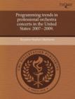 Image for Programming Trends in Professional Orchestra Concerts in the United States: 2007--2009