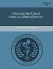 Image for China and the United States: A Balance of Power