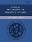 Image for German Instruction in Secondary Schools