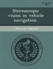 Image for Stereoscopic Vision in Vehicle Navigation