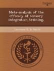 Image for Meta-Analysis of the Efficacy of Sensory Integration Training