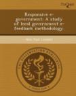 Image for Responsive E-Government: A Study of Local Government E-Feedback Methodology