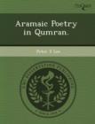 Image for Aramaic Poetry in Qumran