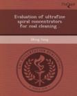 Image for Evaluation of Ultrafine Spiral Concentrators for Coal Cleaning