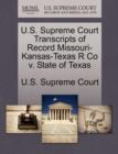 Image for U.S. Supreme Court Transcripts of Record Missouri-Kansas-Texas R Co V. State of Texas