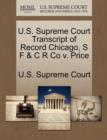 Image for U.S. Supreme Court Transcript of Record Chicago, S F &amp; C R Co V. Price
