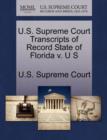 Image for U.S. Supreme Court Transcripts of Record State of Florida V. U S