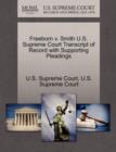 Image for Freeborn V. Smith U.S. Supreme Court Transcript of Record with Supporting Pleadings