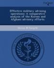 Image for Effective Military Advising Operations: A Comparative Analysis of the Korean and Afghani Advisory Efforts