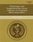 Image for Hydrologic and Biogeochemical Storm Response in Choptank Basin Headwaters