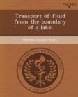 Image for Transport of Fluid from the Boundary of a Lake