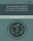 Image for Do Standards Matter?: The Role of Standards in Student Achievement