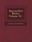 Image for Bayreuther Bl Tter, Volume 22...