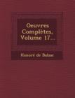 Image for Oeuvres Completes, Volume 17...