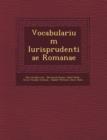 Image for Vocabularium Iurisprudentiae Romanae