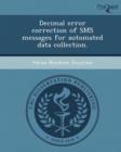 Image for Decimal Error Correction of SMS Messages for Automated Data Collection