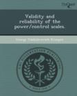 Image for Validity and Reliability of the Power/Control Scales
